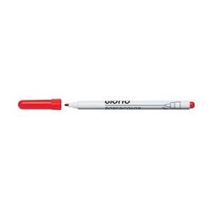 Giotto Robercolor whiteboardmarker fijn, ronde punt, rood, Pak van 12 - 8000825413247