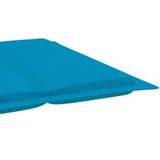 vidaXL Ligbedkussen 186x58x3 cm blauw - 314162
