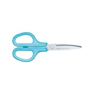 Plus FitCut Curve SMART schaar voor linkshandigen, 17,5 cm, blauw, op blister - 4977564674991