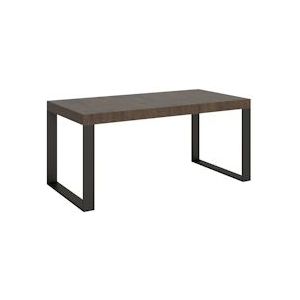 Itamoby Uitschuifbare tafel 90x180/284 cm Tecno Premium Antraciet Walnoot structuur - VE284TATECPRE-NC-AN
