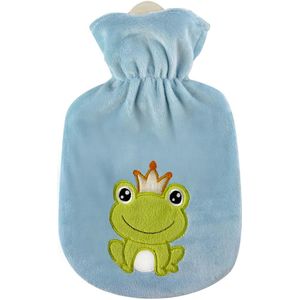 Sänger Warmwaterkruik 0,8 liter, Frog King - blauw Rubber R81998