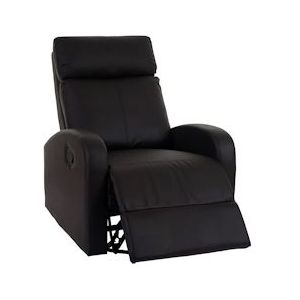 Mendler TV-fauteuil HWC-A54 Premium, relaxfauteuil schommelfunctie, draaibaar ~ kunstleer bruin - bruin Synthetisch materiaal 44323+44327