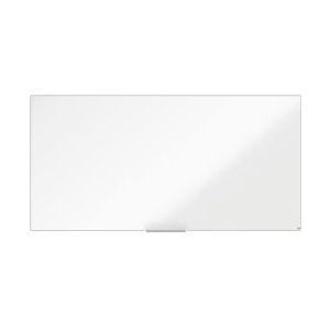 Nobo Magnetisch emaille whiteboard 2400x1200mm met smal frame en InvisaMount™ montagesysteem - wit 1915400