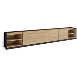 Mueble De Tv Con Chimenea Electrica