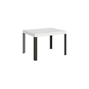 Itamoby Uitschuifbare tafel 70x110/194 cm Fresno Blanco line Antraciet structuur - 8050598200087