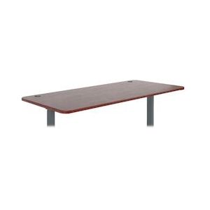 Mendler Tafelblad HWC-D40 voor bureaus, werkblad, 160x80cm ~ kersen - bruin Massief hout 75751