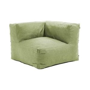 Oviala Business Cactus hoekfauteuil voor modulaire woonkamer - groen Polyester 111155