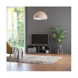 VidaXL-Tv-meubel-120x34x37-cm-bewerkt-hout-hoogglans-grijs