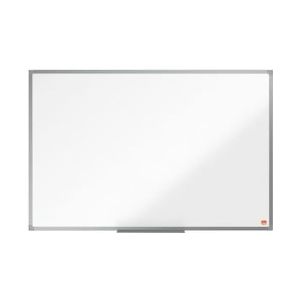 Nobo Magnetisch stalen whiteboard 900x600mm met hoekbevestiging - wit Papier 1905210