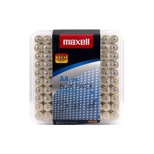 Maxell Alkaline Batterij Aa Lr6 Pack*100 Batterijen - MXBLR06P100
