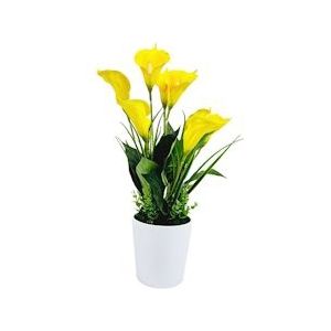 Kunstmatige Calla plant 40 cm, geel - P11-G