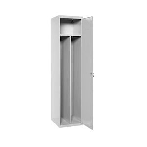 SimonRack Kast 1 deur gedemonteerd met tussenschot. Eerste module. Kleur grijs/grijs 1800x400x500 mm - grijs Metaal 8435104936276