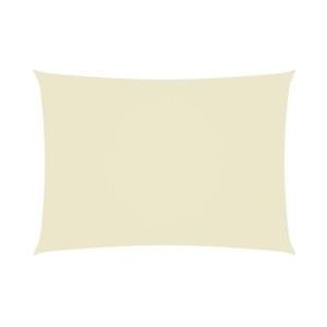 vidaXL Zonnescherm rechthoekig 2x4,5 m oxford stof crèmekleurig - beige 135203