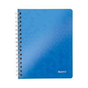 Leitz WOW schrift ft A5, geruit 5 mm, blauw - blauw Papier 46410136