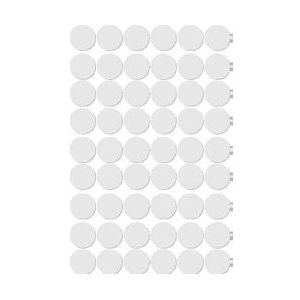 Apli ronde etiketten in etui diameter 13 mm, wit, 210 stuks, 35 per blad (2661) - 8410782026617