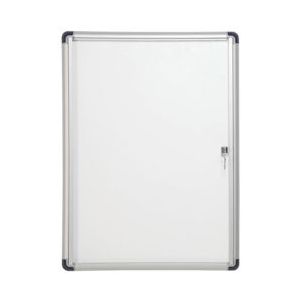 Bi-Office Enclore Budget Indoor Afsluitbaar Magnetisch Whiteboard, 270x357 mm (1xA4) - wit Staal VT720109660