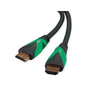 ROLINE GREEN ATC 8K HDMI Ultra HD Kabel met Ethernet, M/M, zwart, 3 m - zwart 11.44.6012