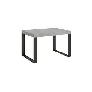Itamoby Uitschuifbare tafel 90x130/390 cm Antraciet Tecno Cementstructuur - VE135TATECALL-CM-AN