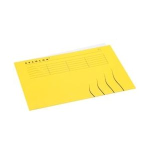 Jalema Secolor dossieromslag voor ft A4 (22,5 x 31 cm), geel, Pak van 25 - 8713739307969