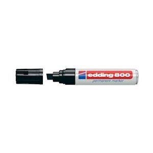 Edding permanent marker e-800 zwart - zwart E-800 001