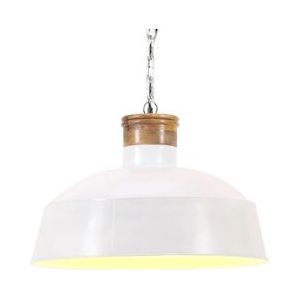 vidaXL Hanglamp industrieel E27 58 cm wit - 320832