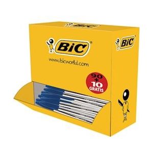 Bic balpen Cristal Medium voordeelpak 100, blauw - blauw 942910