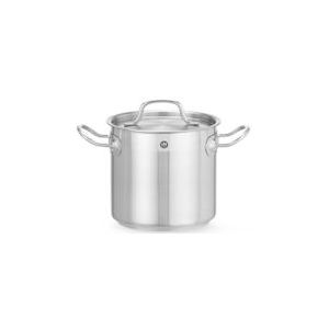 Kookpot, hoog - met deksel, HENDI, Profi Line, 6L, ?200x(H)190mm - Roestvrij staal 832202