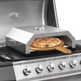 vidaXL Pizzaoven met keramische steen voor gas-/houtskoolbarbecue - 47395