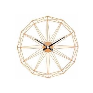 Wandklok Moderne Gouden Ø80cm Thinia Home - goud Metaal 8429160810397