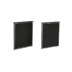 SIT Möbel Tafelframe | voor panelen van 160 tot 240 cm | metaal zwart | B 70 x D 15 x H 72 cm | 07114-42 | Serie TOPS & TABLES - zwart Metaal 07114-42
