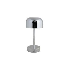 Leitmotiv Tafellamp James LED - Zilver - 12.5x12.5x24.5cm - zilver 8714302750809