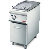 Gastro M gas lavasteen grill GM70/40GRL - Roestvrij staal GN003