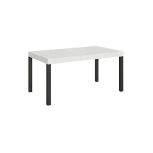 Itamoby Uitschuifbare tafel 90x160/420 cm Everyday Antraciet Witte Asstructuur - 8050598017883