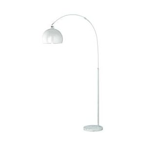 Reality Leuchten Reality|Trio booglamp vloerlamp hoogte: 150 - 210cm kap: 30cm ~ wit - wit Steen 29303+29537