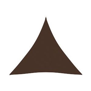 vidaXL Zonnescherm driehoekig 4,5x4,5x4,5 m oxford stof bruin - bruin 135838