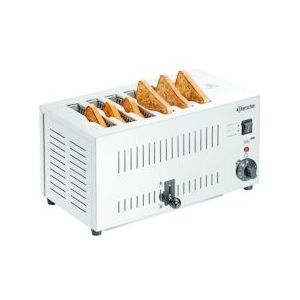 Bartscher Toaster | TS60 RVS | 2.5kW | 6 Sleuven | 405x265x220(h)mm - BAR-100197