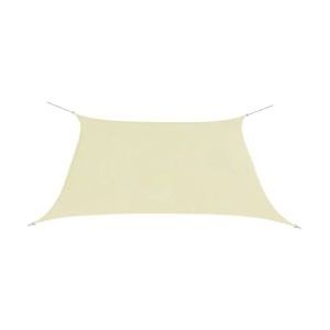 vidaXL Zonnescherm vierkant 2x2 m oxford stof crèmekleurig - beige 43021
