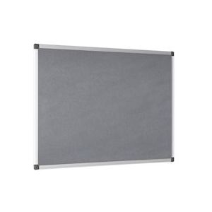 Bi-Office Maya Grijs Viltbord Met Aluminium Omlijsting, 180x120 cm - grijs Weefsel FA2742170
