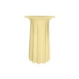 Gastro Uzal Luxor Deluxe tafelkleed jas voor staande tafels, hoogte: 110-115 cm, omtrek: 70-72 cm kleur: crème - beige 70D-C