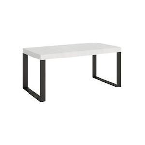 Itamoby Uitschuifbare tafel 90x180/284 cm Tecno Premium White Ash Antraciet structuur - VE284TATECPRE-BF-AN