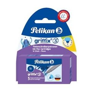 Pelikan Griffix vulling voor roller, blister van 2 doosjes van 5 stuks - 4012700960573