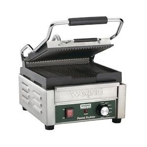 Waring Contactgrill/Panini Grill Gietijzer | Enkel | 2kW/h | 292x394x235(h)mm - CF230