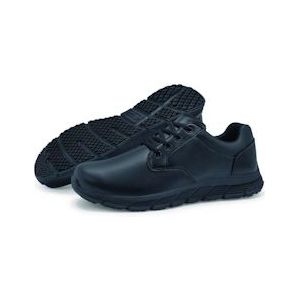 Shoes For Crews Saloon II Heren Werkschoenen Gr. 48 - 48 zwart Leer 43261-48