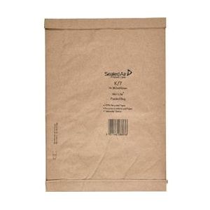 Mail Lite Padde Bag enveloppen, bruin, K/7, 363 x 476 mm, doos van 50 stuks - blauw Papier 5051146088747