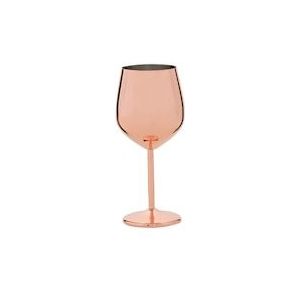 Barprofessional Speakeasy Premium Collectie Wijnglas Set Koper 500 ml 2 stuks - Roestvrij staal GWIN500