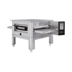 CombiSteel Lopendeband Oven | Ø250mm -180p/u | Ø320mm - 105p/u | Ø400mm - 52p/u | Ø450mm - 36p/u | 2250x1560x600(h)mm - wit Roestvrij staal COM-7485.0165