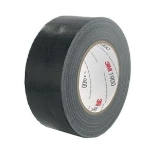 3M duct tape 1900, ft 50 mm x 50 m, zwart - 4046719308361