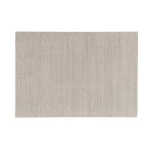 Oviala Business Rechthoekig tapijt in lichtgrijs polypropyleen 120 x 170 cm - grijs Polypropyleen, kunststof 108621