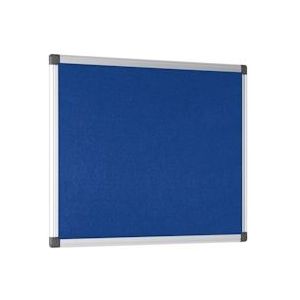 Bi-Office Maya Blauw Viltbord Met Aluminium Omlijsting, 60x45 cm - blauw Weefsel FA0243170