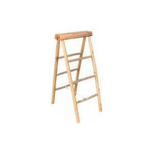 SIT Möbel Ladder | gerecycled teakhout | Serie ROMANTEAKA | B 50 x D 65 x H 107 cm | naturel - bruin Massief hout 07997-10